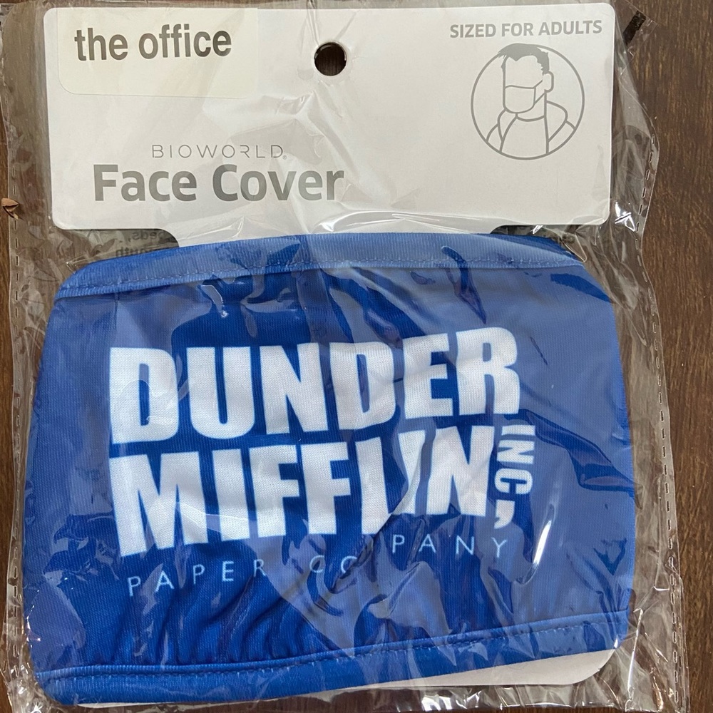 Brand new Dunder Mifflin Face Mask